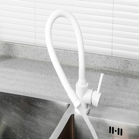 Смеситель для кухни Frap F40994-8 Белый 