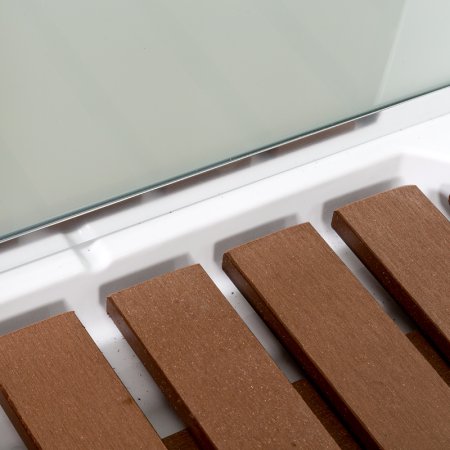 Душевая кабина Deto А102 L LED с кнопкой и гидромассажем 