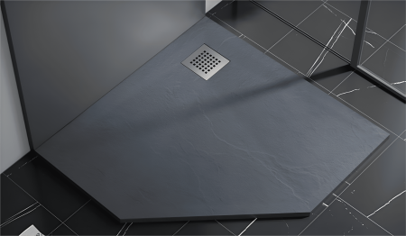 Душевой поддон трапеция STONE TRAY-G 