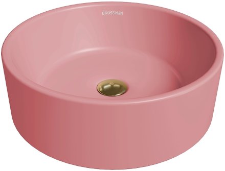 Раковина-чаша Grossman Color 41 GR-3013PIM Розовая матовая 