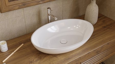 Раковина-чаша Whitecross Citrine 60 0717.060040.100 Белая глянцевая 