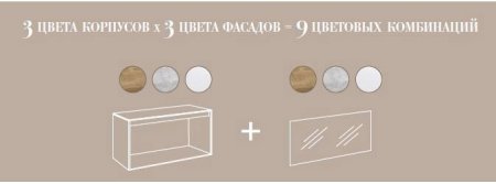 Корпус тумбы под раковину Aqwella 5 Stars Mobi 80 MOB0108W подвесной Белый 