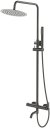 Душевая система со смесителем ESKO Bangkok Gun metal" (ST250BGGM)" 