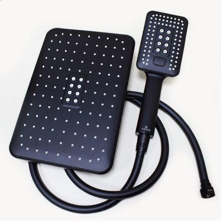 Душевая система Kaiser Elite 01182-2 с термостатом Черная матовая 