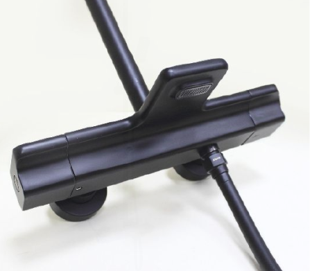 Душевая система Kaiser Elite 01182-2 с термостатом Черная матовая 