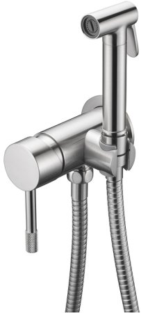 Гигиенический душ со смесителем Boheme Uno 467-NB Никель 