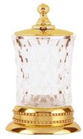Стакан для ватных дисков Boheme Imperiale 10415 Золото