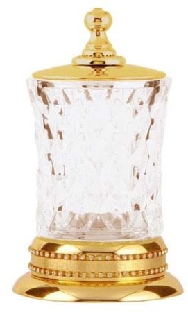 Стакан для ватных дисков Boheme Imperiale 10415 Золото 