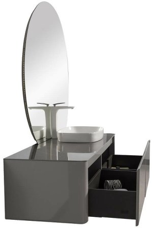 Зеркало Black&White Universe 130 915.mr с подсветкой без выключателя 