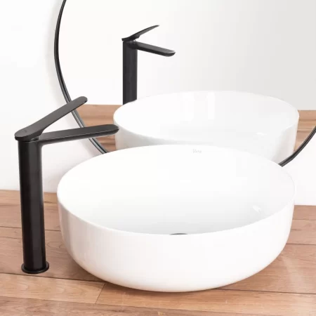 Смеситель для раковины без донного клапана Rea Creek REA-B8404 