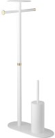 Напольная стойка Boheme Venturo 10953-W-G Белая Золото