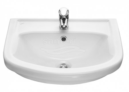 Тумба с раковиной Onika Крит- Эко 52.10 разборная, белая 