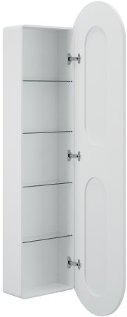 Шкаф пенал Creto Berry 45 18-4501600WH с подсветкой Белый 