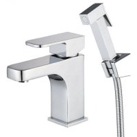 Смеситель для раковины Kaiser Sonat 34088 с гигиеническим душем Хром Смеситель для раковины Kaiser Sonat 34088 с гигиеническим душем Хром