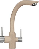 Смеситель Granula GR-2304 для кухонной мойки, песок