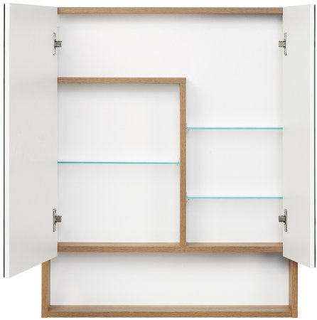 Зеркальный шкаф Aquaton Сканди 70 1A252202SDZ90 Белый Дуб рустикальный 