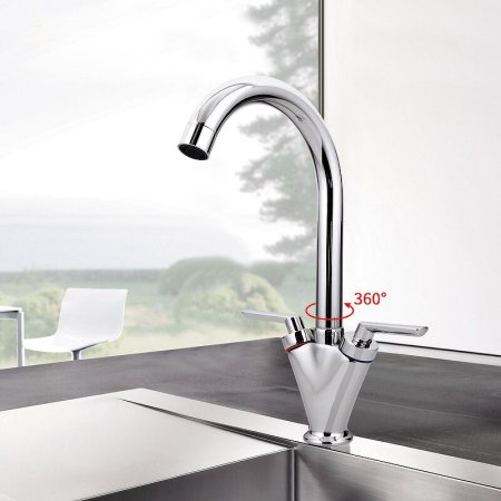 Смеситель для кухни Frap F4098 Хром 