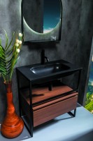 Ящик под консоль Armadi Art Loft 80 dark wood 1 полка 894-080-D