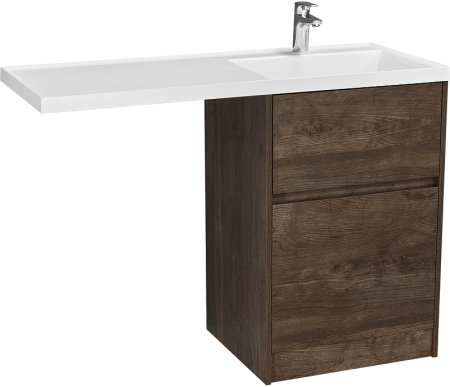 Тумба под раковину Aquaton Лондри 120 1A266901LHDY0 Дуб Кантри без фасада 