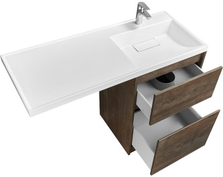 Тумба под раковину Aquaton Лондри 120 1A266901LHDY0 Дуб Кантри без фасада 