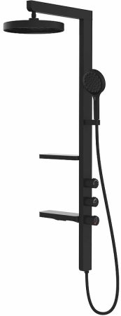 Душевая система Vincea Inspire VSFS-3I11MB Черная матовая 