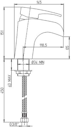 Смеситель для раковины Paini Ovo 86CR211WFKM Хром 