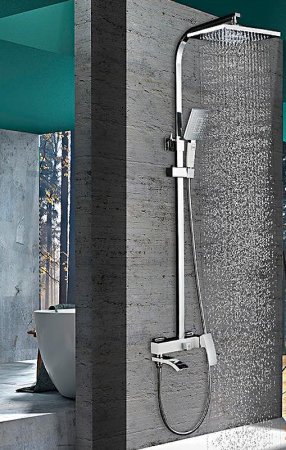 Душевая система Gappo G07 G2407-8 Белая Хром 