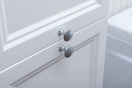 Пенал Aquanet амели белый матовый 