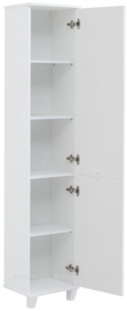 Пенал Aquanet амели белый матовый 