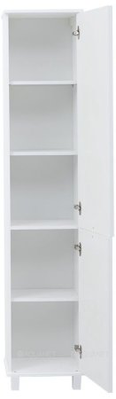 Пенал Aquanet амели белый матовый 