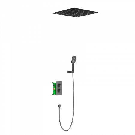 Душевой комплект Timo Petruma SX-5029/03SM с внутренней частью, черный 