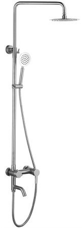 Душевая система Melana F1002P Нержавеющая сталь 