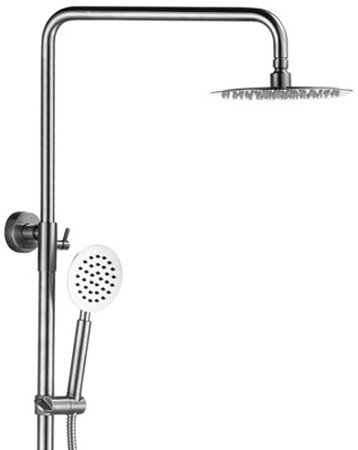 Душевая система Melana F1002P Нержавеющая сталь 