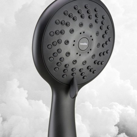 Ручной душ Swedbe Hermes 5122B Черный матовый 