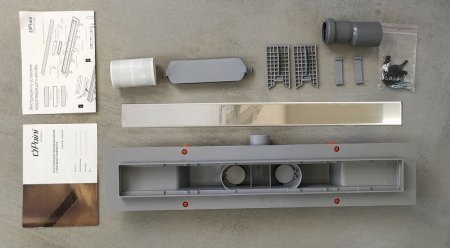 Душевой лоток Paini Klasik 550 CH550K с решеткой под плитку 