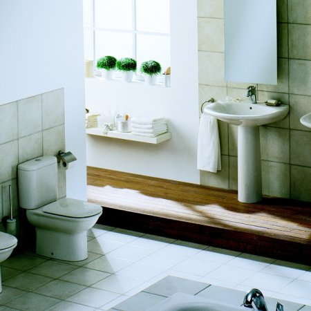 Унитаз компакт Roca Giralda 342466000 без бачка и сиденья 