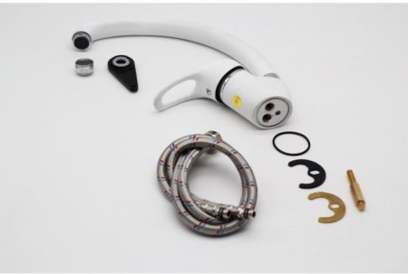 Смеситель для кухни GANZER ANGELIKA GZ08023G-1 WHITE 