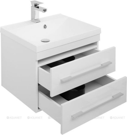 Тумба с раковиной Aquanet Нота 58 белый 