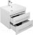 Тумба с раковиной Aquanet Нота 58 белый 