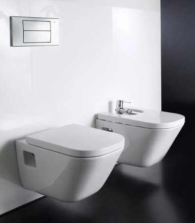 Унитаз Roca The Gap 346477000 с сиденьем Berges Wasserhaus 017003 Микролифт 