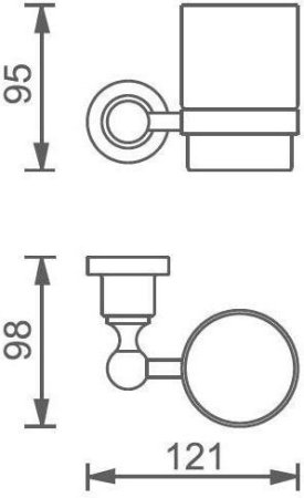 Стакан Aquanet 3884 