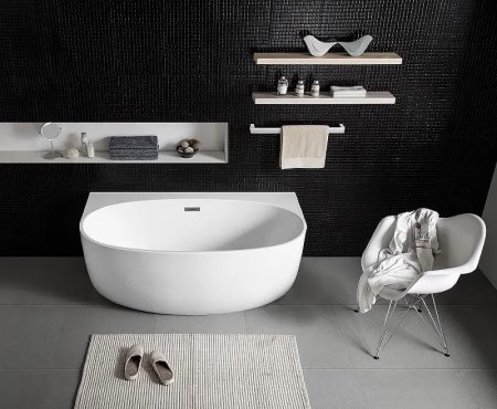 Акриловая ванна Azario Cambridge 170х88 CAM17289 без гидромассажа 