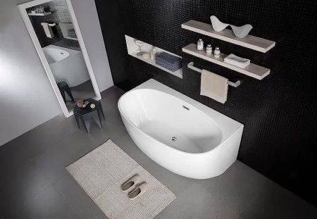 Акриловая ванна Azario Cambridge 170х88 CAM17289 без гидромассажа 