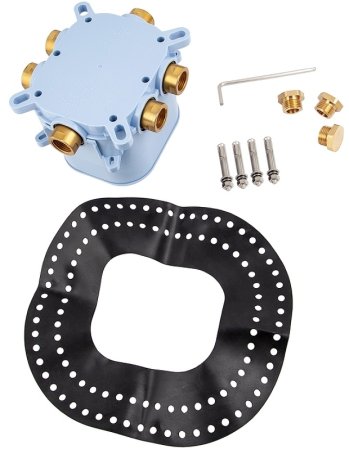 Смеситель для душа Kaiser Areva 08077 с термостатом Хром 