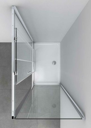 Душевой уголок Vincea Soft 120x90 VSR-3SO9012CL профиль Хром стекло прозрачное 