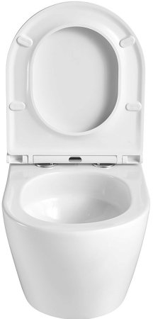 Унитаз Azario Grado AZ-0046-UQ3 подвесной Белый с сиденьем Микролифт 