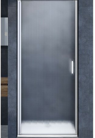 Душевая дверь Vincea Alpha 60 VDP-3AL600MT профиль Хром стекло текстурное 