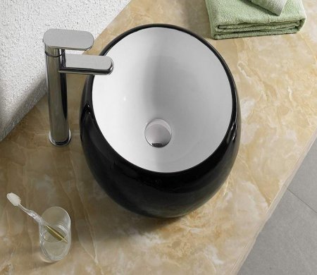 Раковина CeramaLux 5004BW накладная 