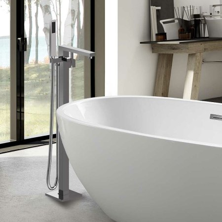 Смеситель для ванны Vincea VTF-101CH Хром 