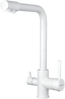 Смеситель для кухни с подключением фильтра Shevanik S328C, белый